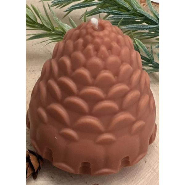 Pinecone Candle - Brown