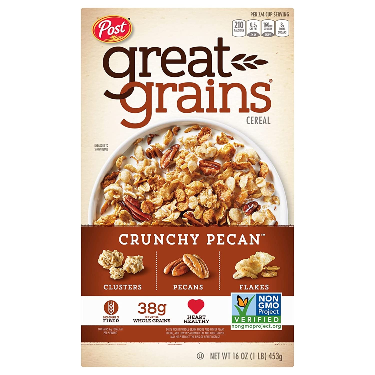 Post Great Grains Crunchy Pecan Cereal 16oz