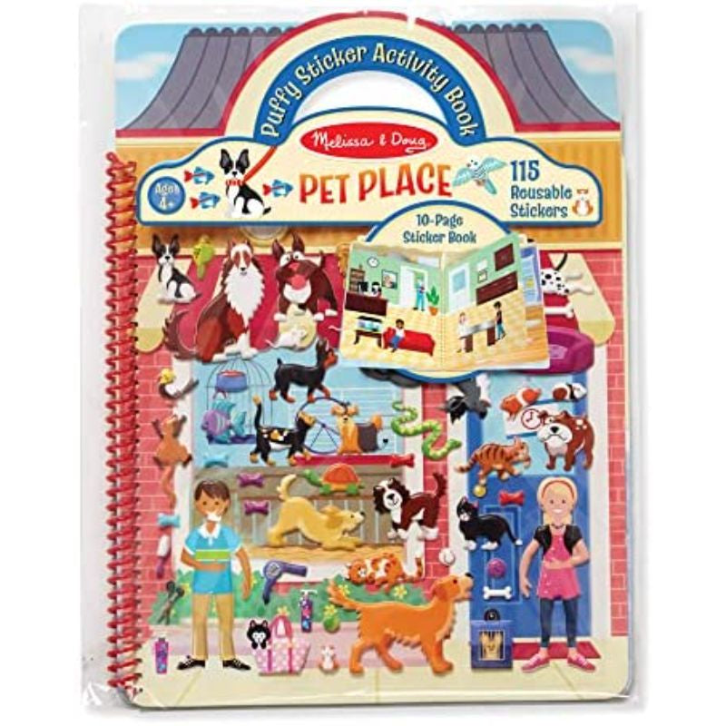 Puffy Sticker Activity Pad Pet Place