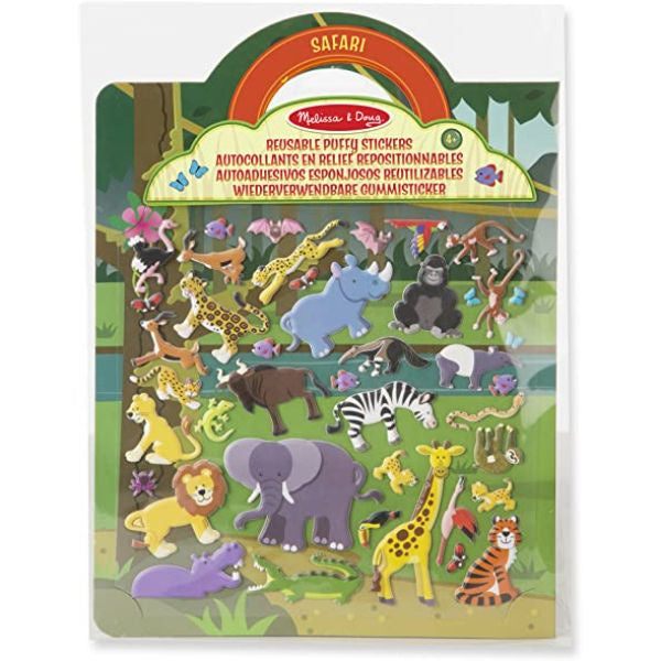 Puffy Sticker Play Set - Safari