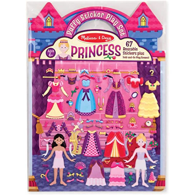 Puffy Sticker Playset Princess