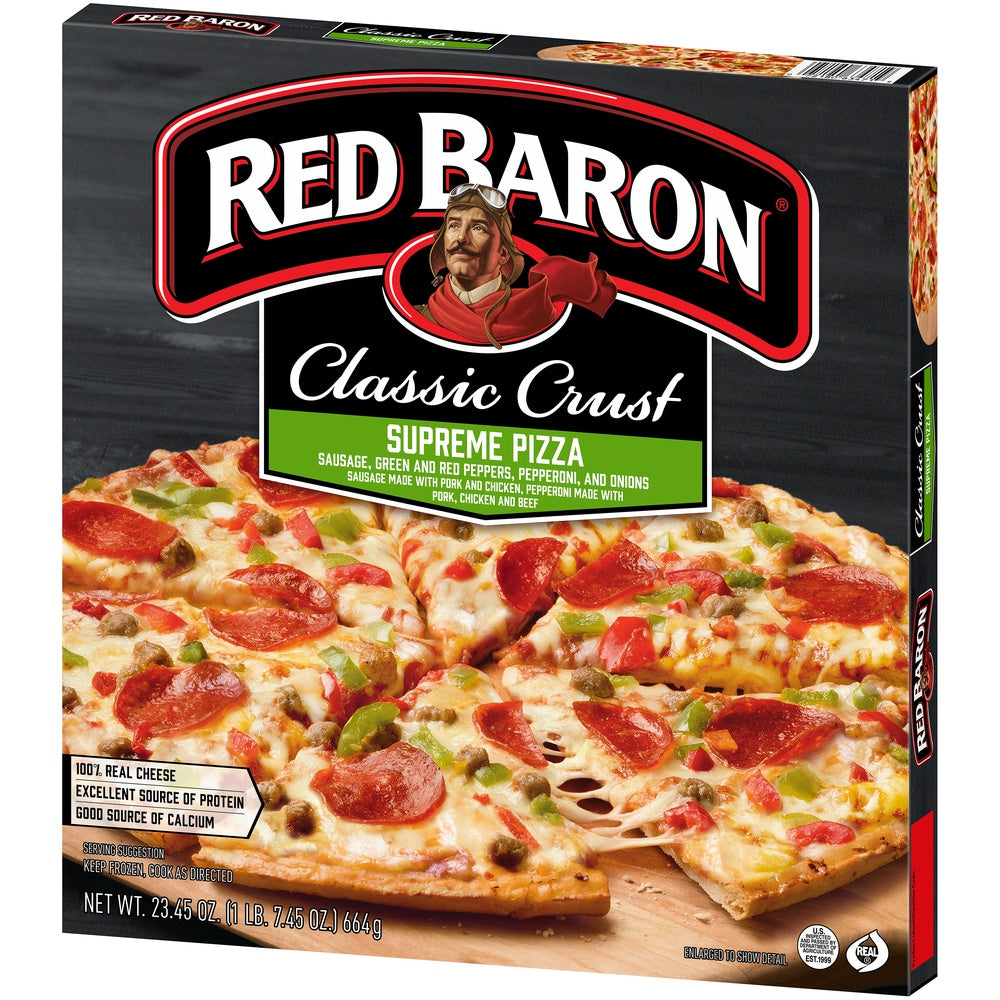 Red Baron Classic Supreme Frozen Pizza 23.45oz