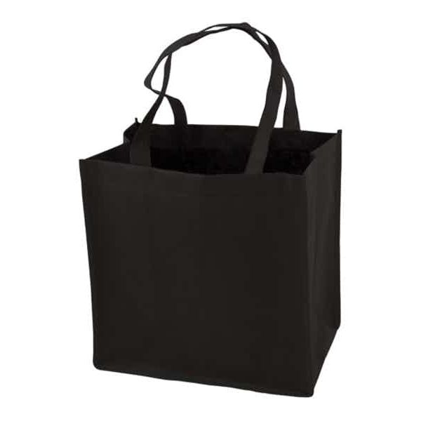 Reusable Black Grocery Bag