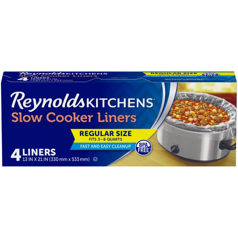 Reynolds Slow Cooker Liners Regular Size 3-8Quart 4ct