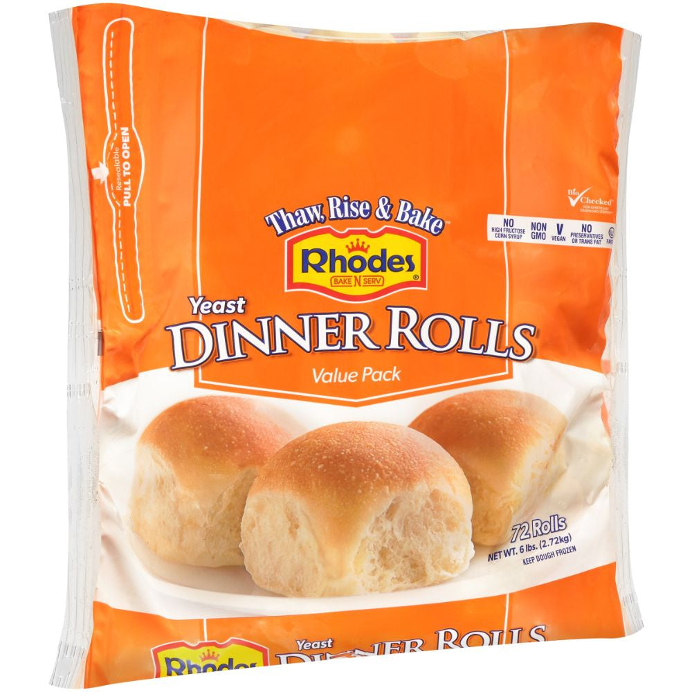 Rhodes Bake-n-serve Yeast Dinner Rolls 36ct