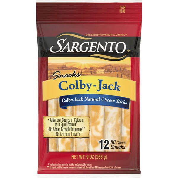 Sargento Colby Jack Cheese Sticks 12 ct