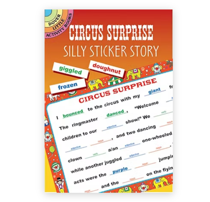 Circus Surprise: Silly Sticker Story