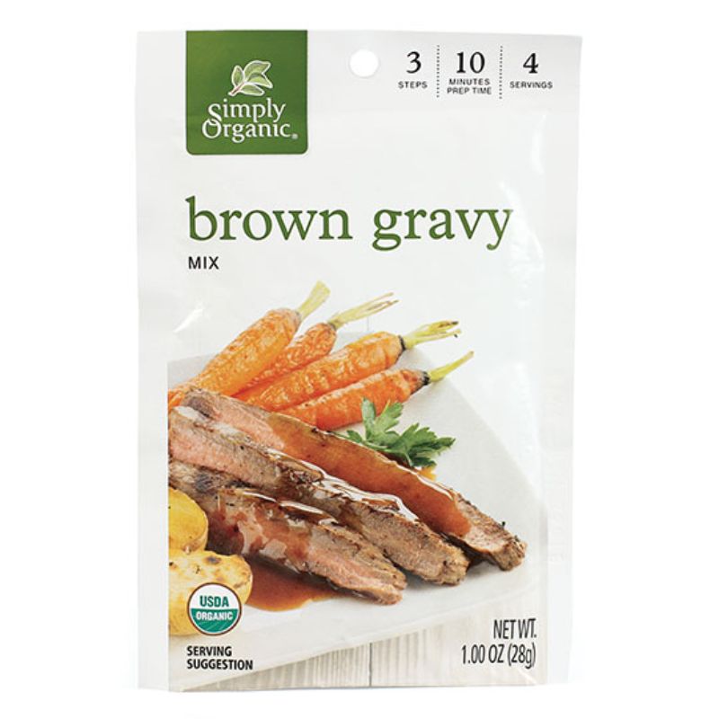 Simply Organic Brown Gravy Mix GF 0.9 oz