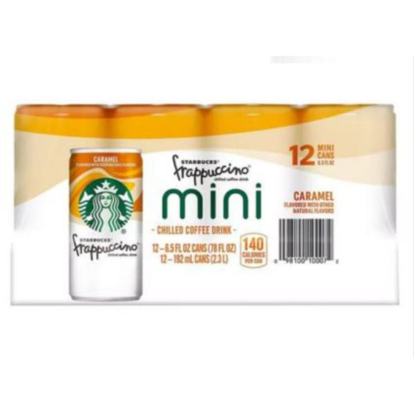 Starbucks Caramel Frappucino Mini Drinks 12/Case