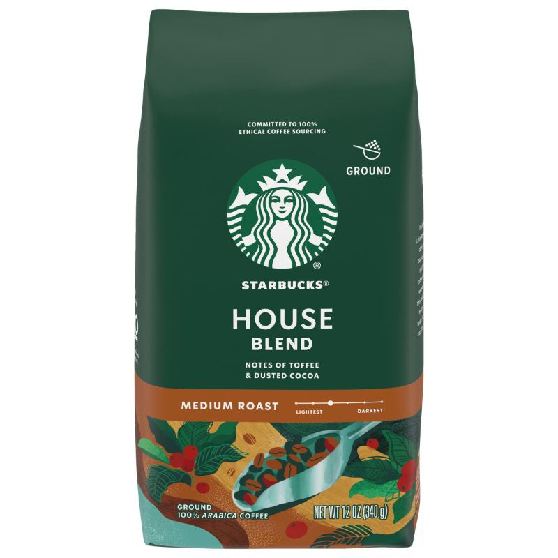 Starbucks Coffee House Blend Ground Coffee 12 oz