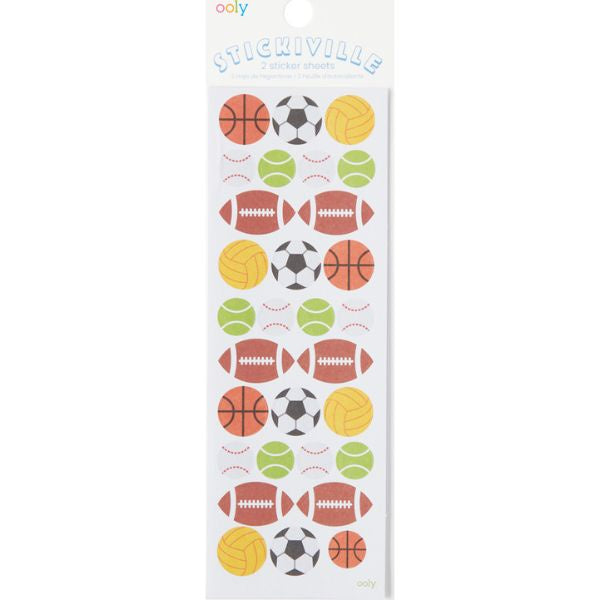 Stickiville Stickers-Sports Balls