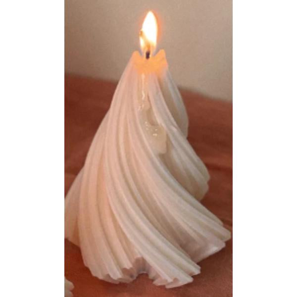 Tree Candle - Ivory - Med 6" Tall