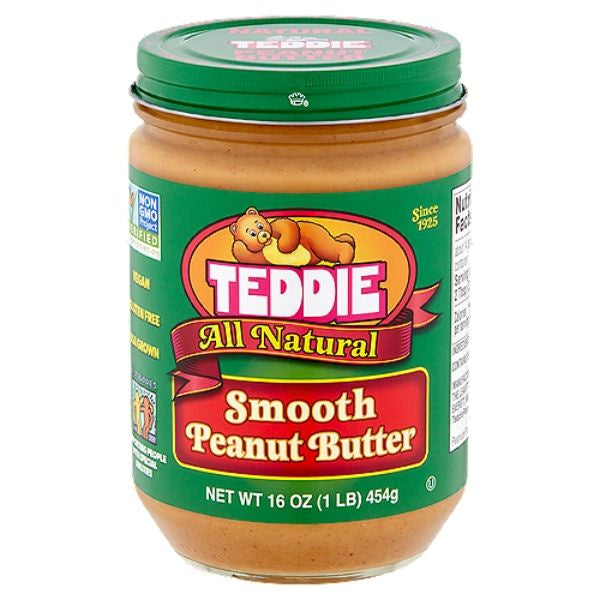 Teddie All Natural Smooth Peanut Butter 16oz