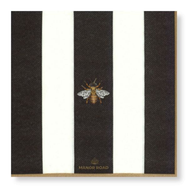 The Striped Bee Napkins - Dinner, 20ct