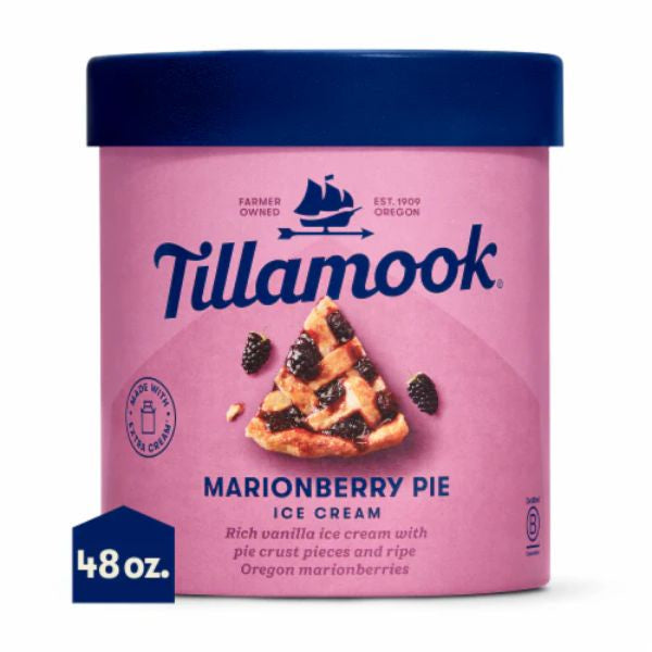 Tillamook Marionberry Pie Ice Cream 48oz