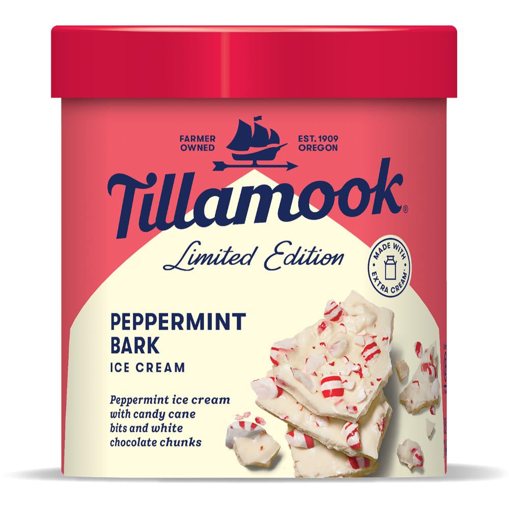 Tillamook Peppermint Bark Ice Cream 48oz