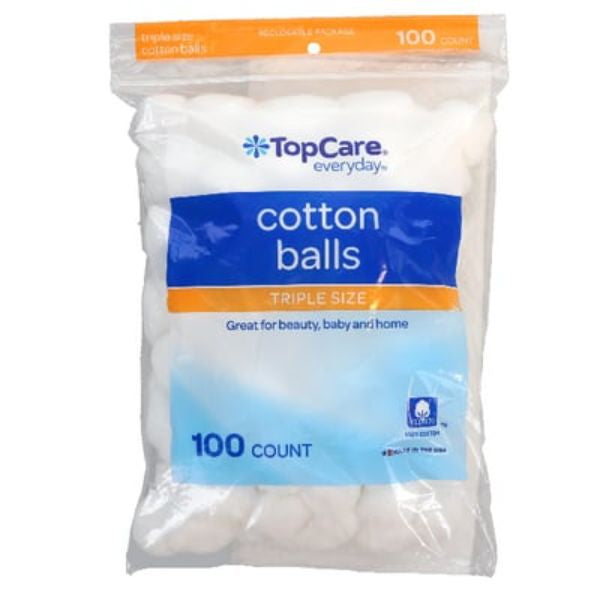 Top Care Cotton Balls Triple Size 100ct
