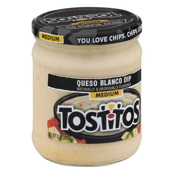 Tostitos Queso Blanco Dip Medium 15oz