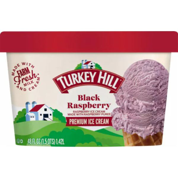 Turkey Hill Black Raspberry Ice Cream 1.44 qt