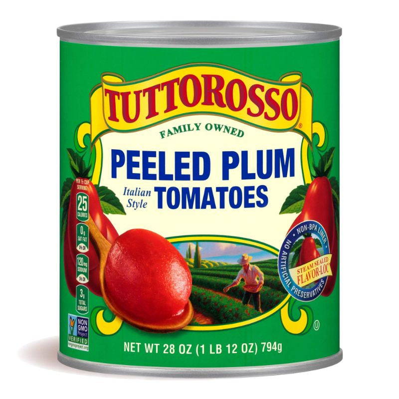 Tuttorosso Whole Plum Peeled Tomatoes NS 28oz