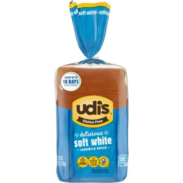 Udi's Delicious Soft White Bread 18oz