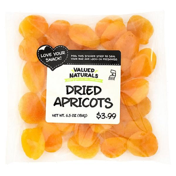 Valued Naturals Dried Apricots 6.5oz