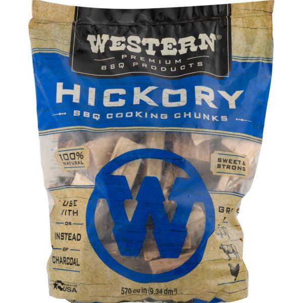 Western Wood Hickory BBQ Cooking Chunks
