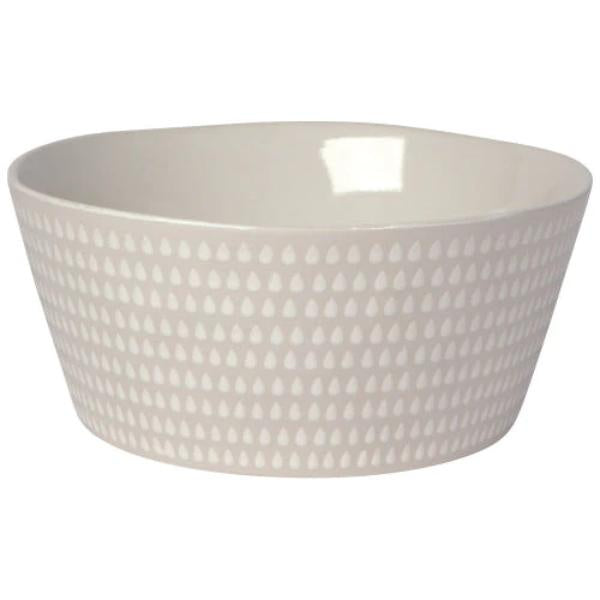 White Cloudburst bowl - 6 inch