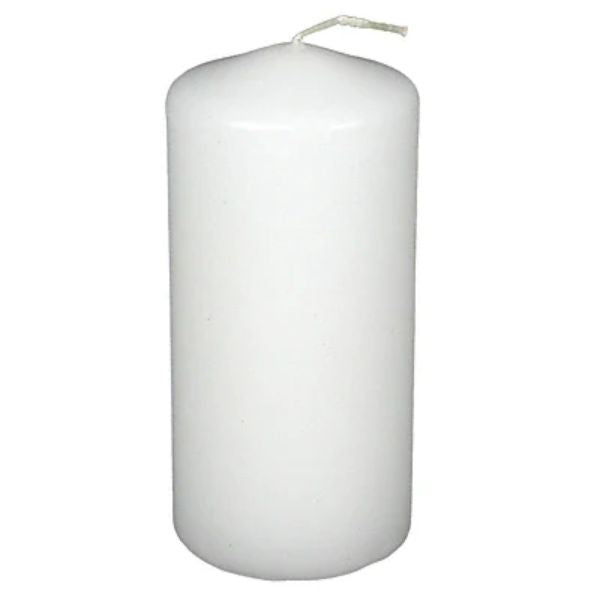 White Pillar Candle 2 x 4 1/2