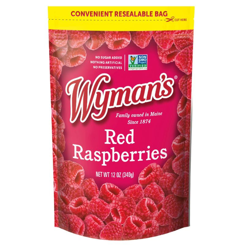 Wyman's Red Raspberries 12 oz