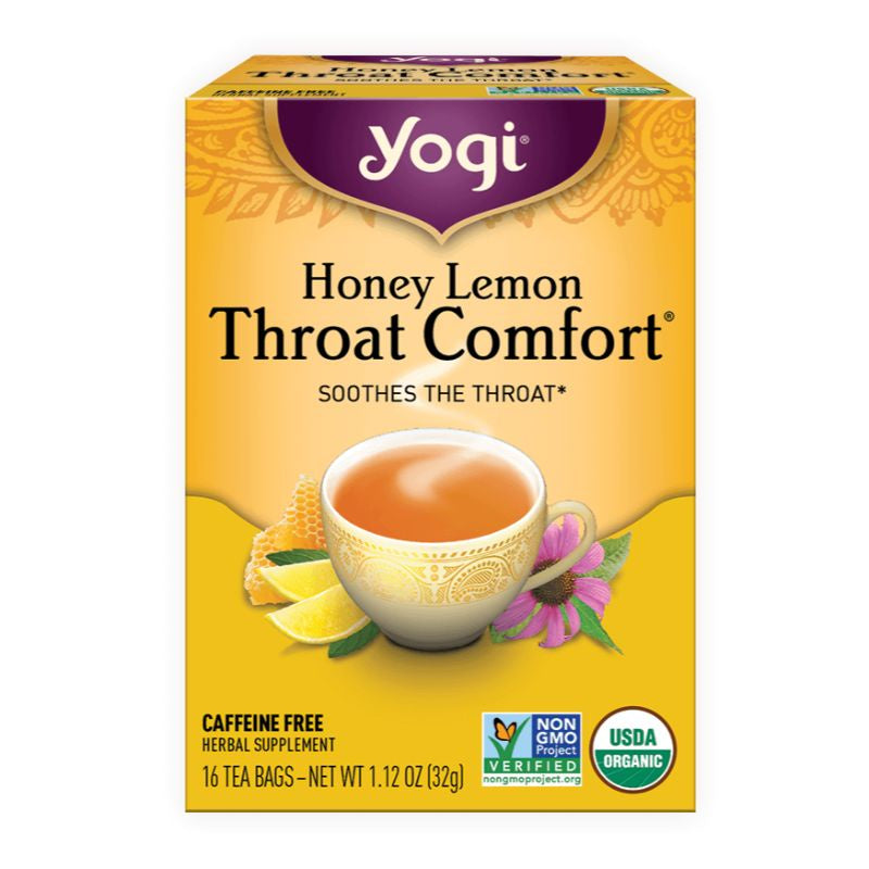 Yogi Honey Lemon Throat Comfort Tea 16ct