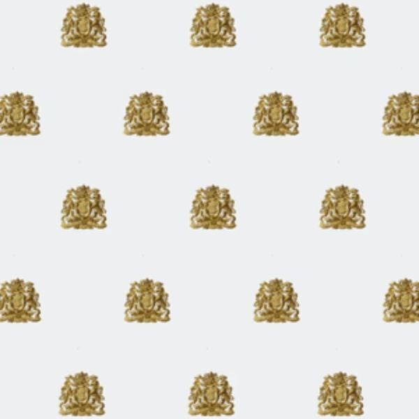 Zest Trading Gold Coat of Arms Monogram Square Greaseproof Paper 10pk