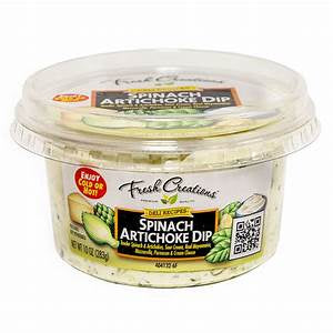 Fresh Creations Spinach Artichoke Dip 10 oz