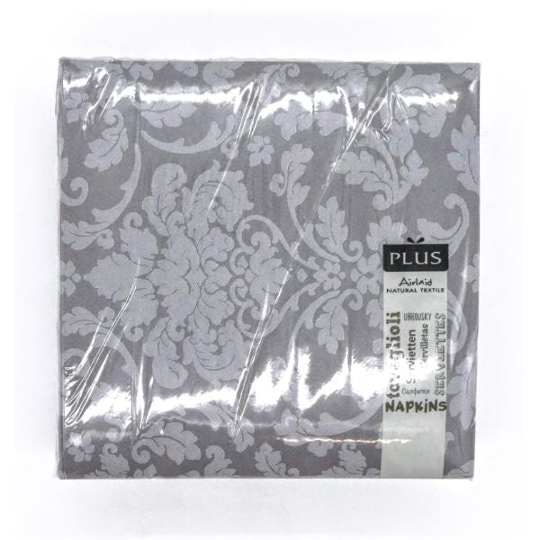 Victoria Grigio 40x40 Napkin 50 Ct