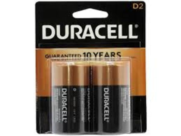 Duracell D Batteries 2pk