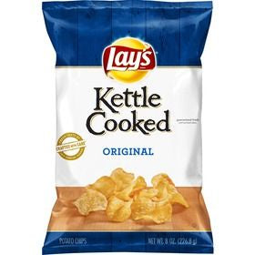 Lay's Kettle Cooked Original Chips 8 oz.