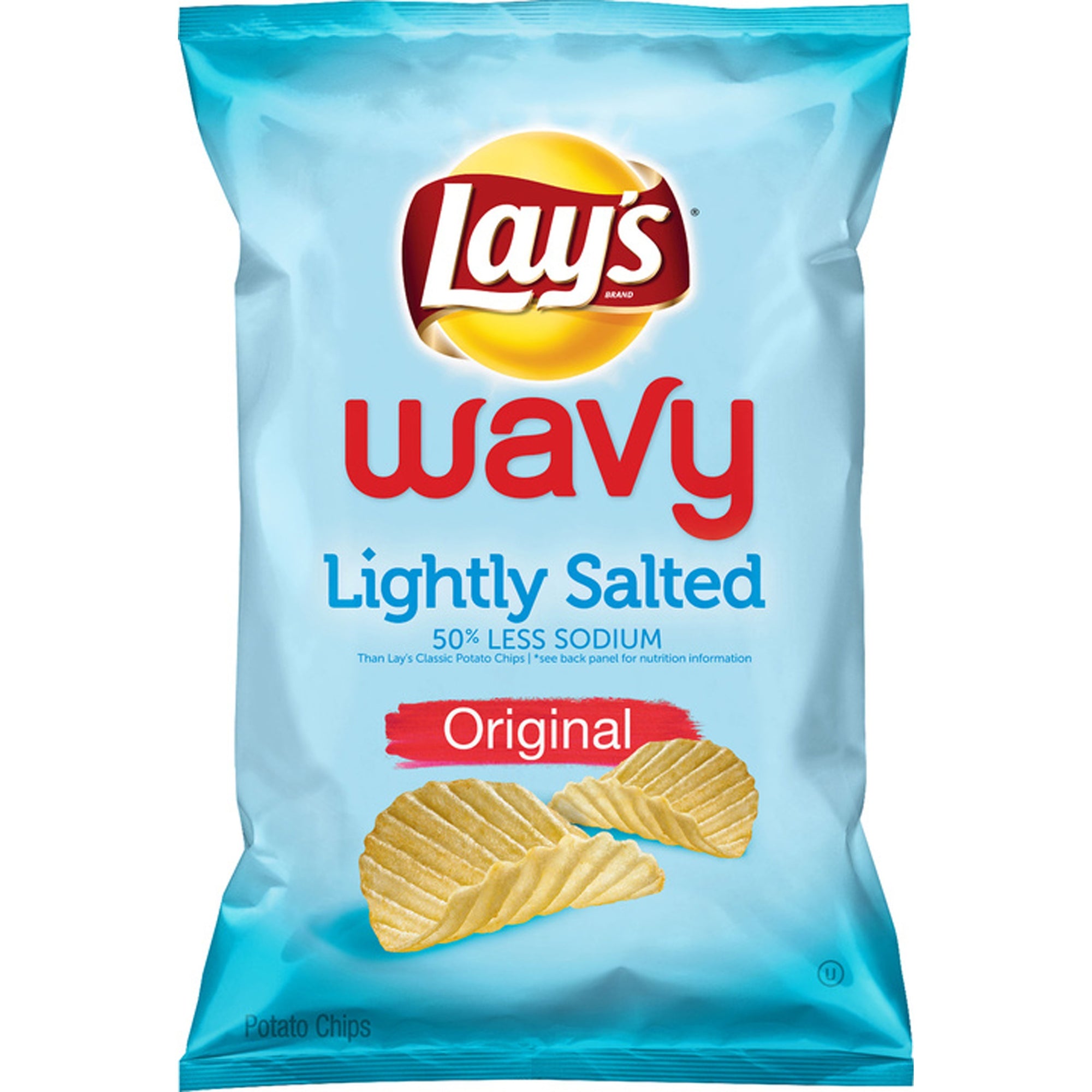 Lay's Wavy Lightly Salted Chips 7.5 oz