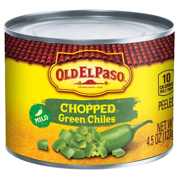 Old El Paso Chopped Green Chilies 4.5oz