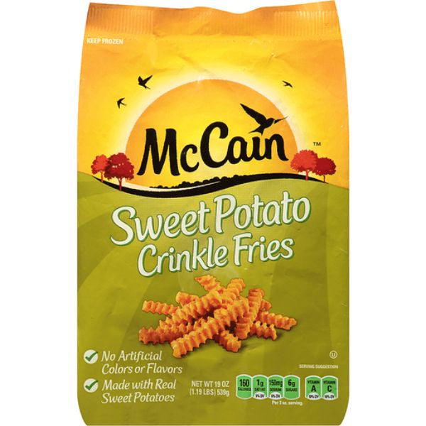McCain Sweet Potato Crinkle Cut Fries 19oz