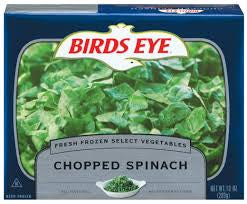 Birds Eye Chopped Spinach 10oz