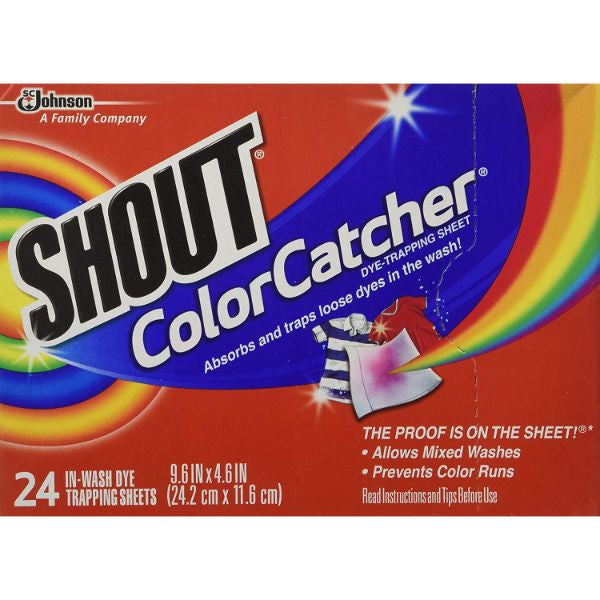 Shout Color Catcher Sheets 24ct