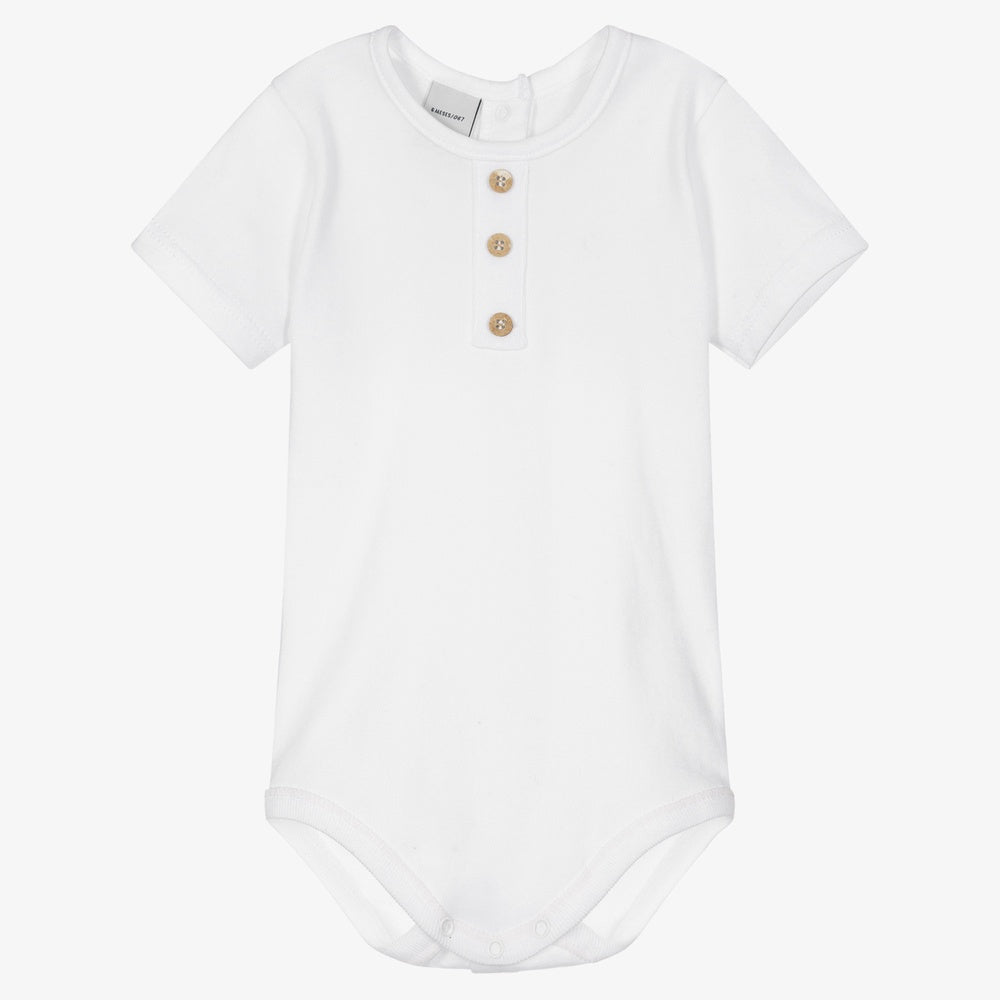 Babidu Body Shirt w/ Buttons, Short Sleeve