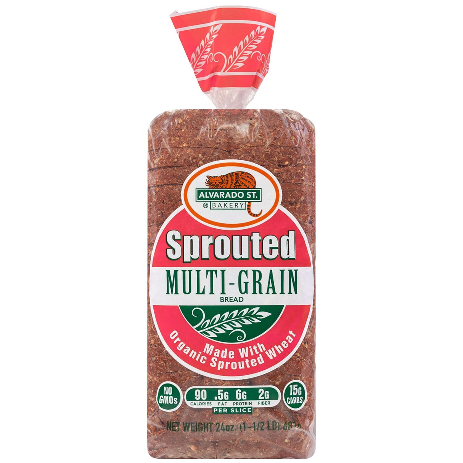 Alvarado Street Bakery Sprouted Multi-Grain Bread Made with 100% Whole Grains, Frozen 24oz
