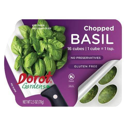 Dorot Frozen Chopped Basil 2.5 oz