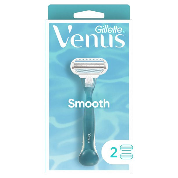 Venus Gillette Smooth Women's Razor Handle and 2 Blade Refills