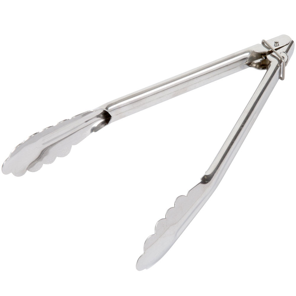 10" Silver Tongs