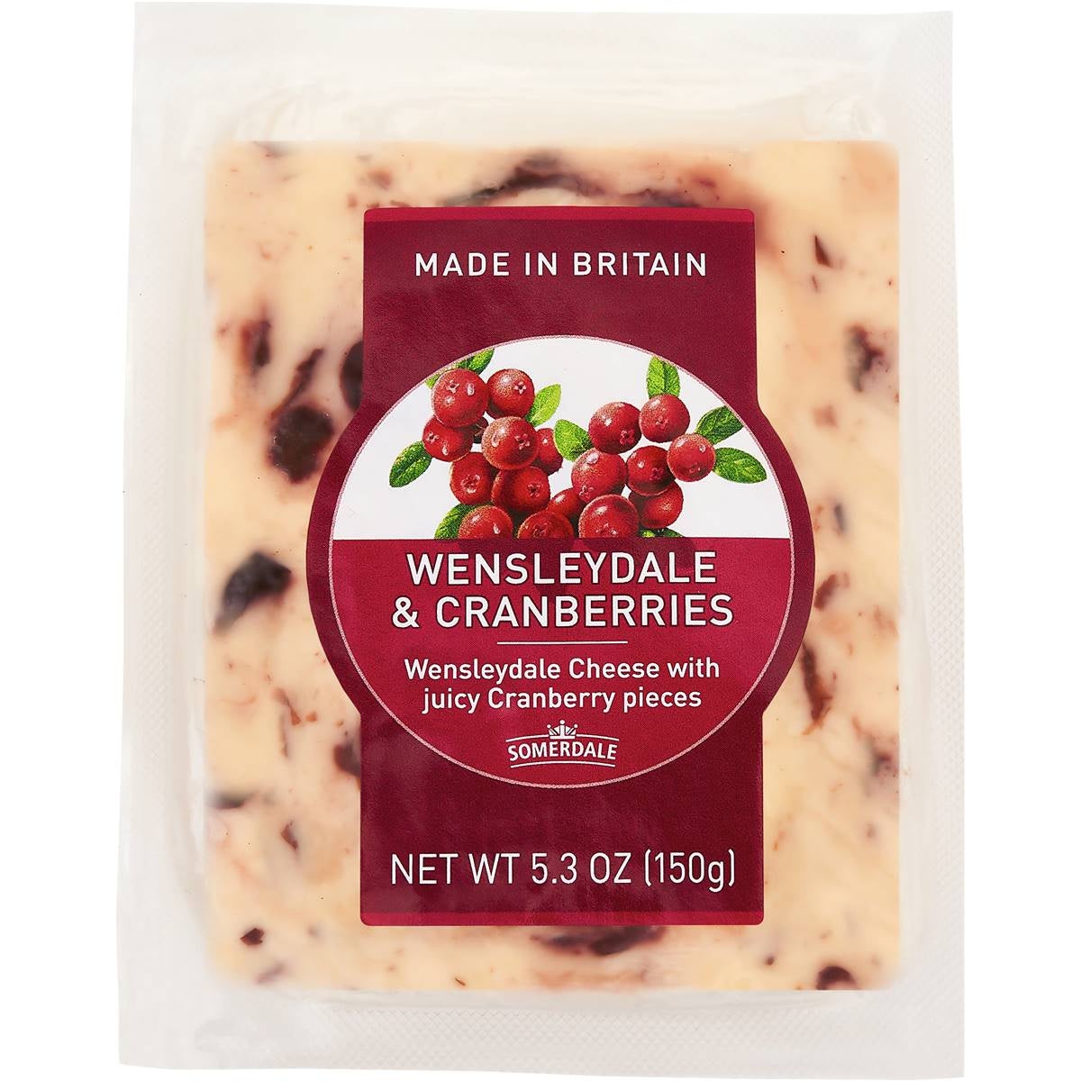 Somerdale Wensleydale With Cranberries