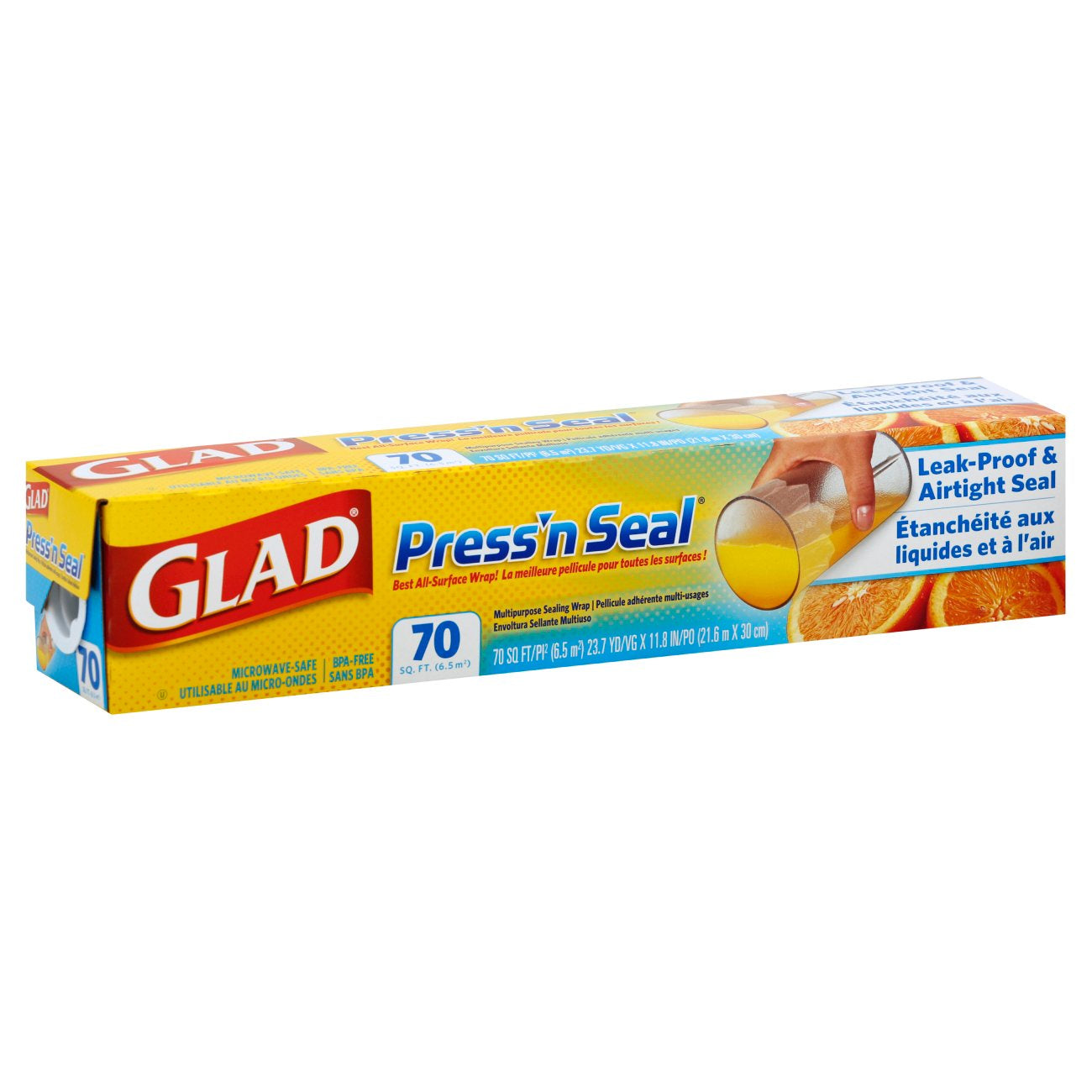 Glad Press N' Seal Plastic Wrap 70 sq ft