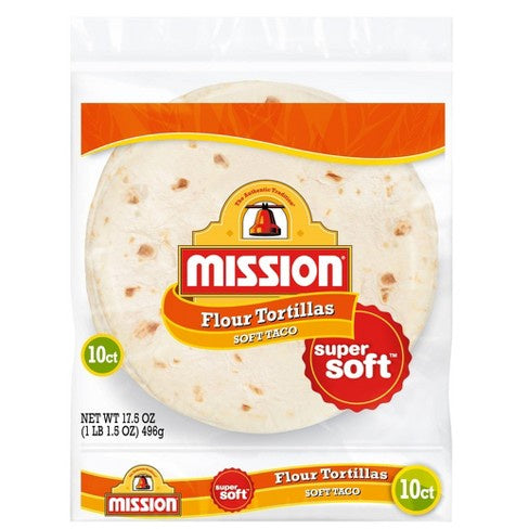 Mission Flour Tortillas Soft Taco 17.5 oz