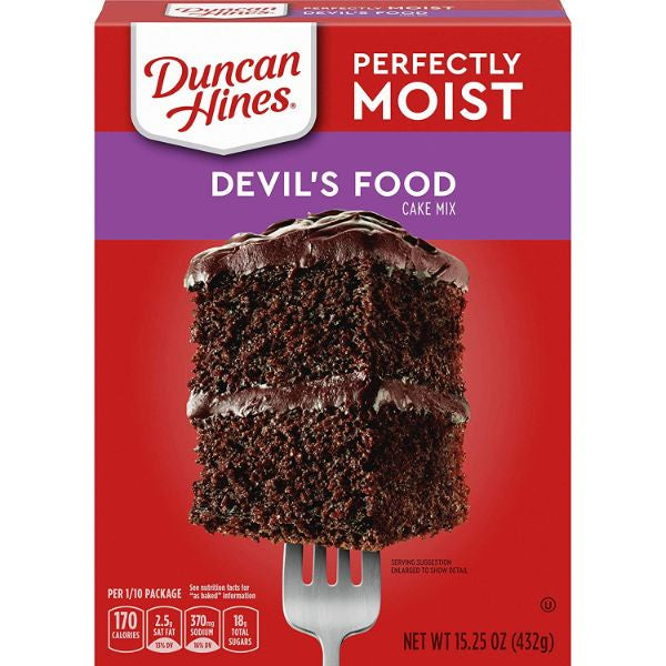 Duncan Hines Devils Food Cake Mix 15.25oz